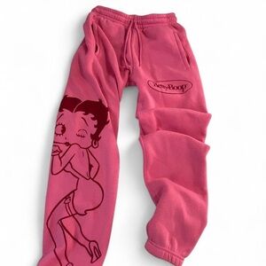 Betty Boop Women's Pink Joggers